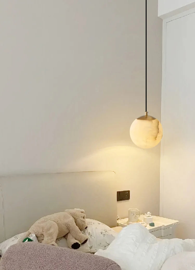 Moon Alabaster Pendant Lamp