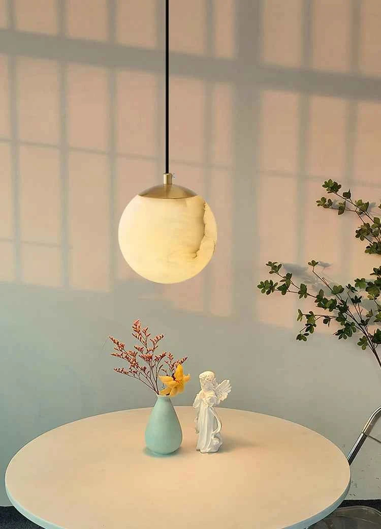 Moon Alabaster Pendant Lamp