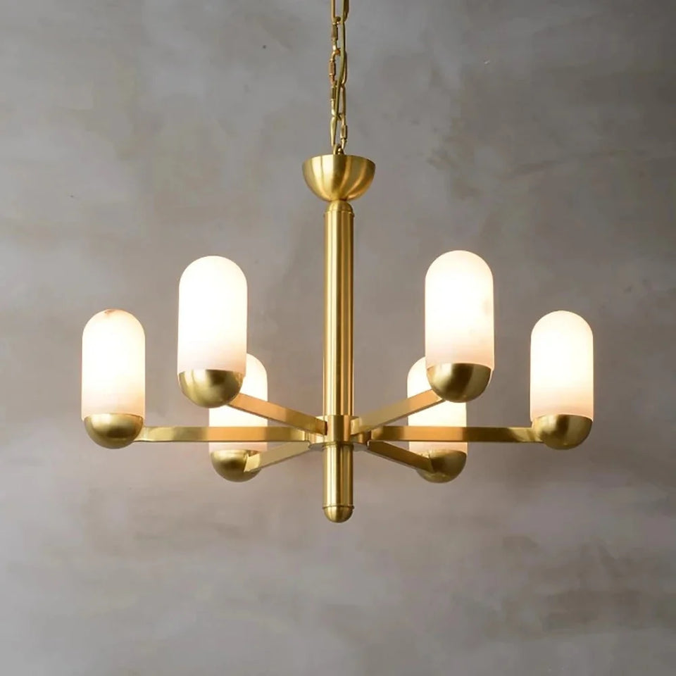 Moonshade Marble Chandelier