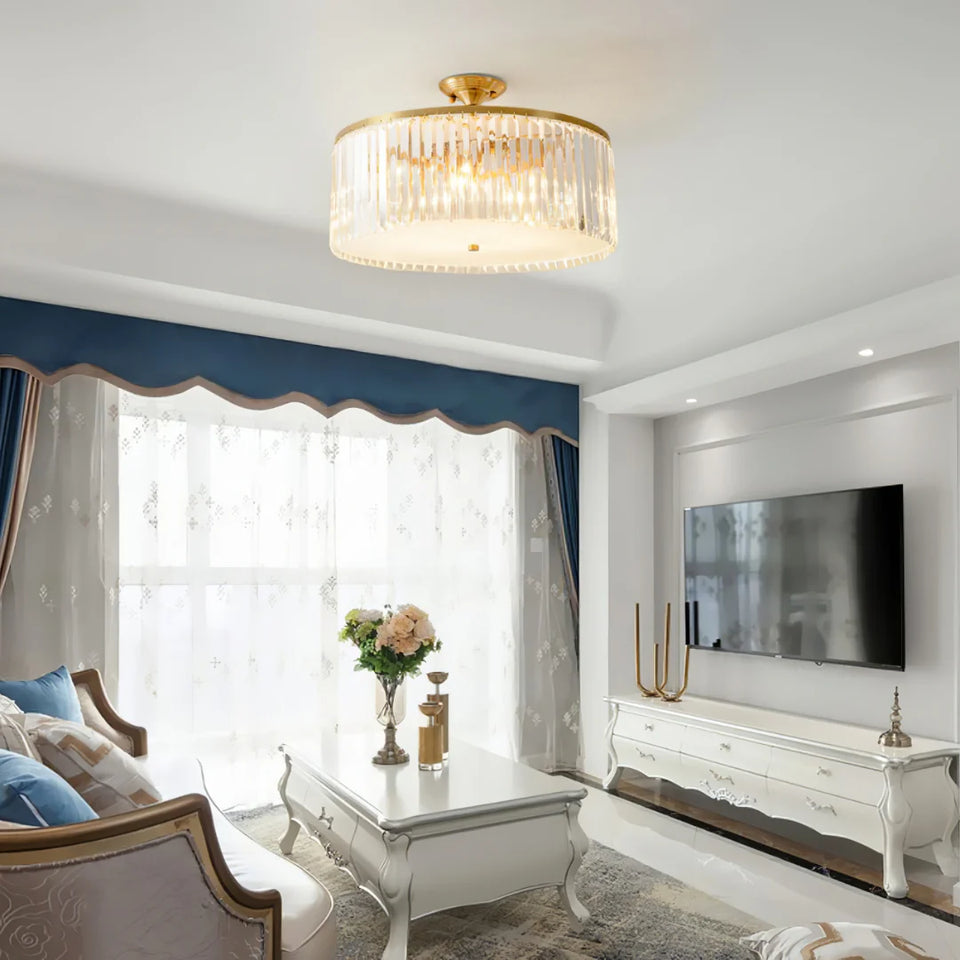 Morup Modern Crystal Ceiling Light