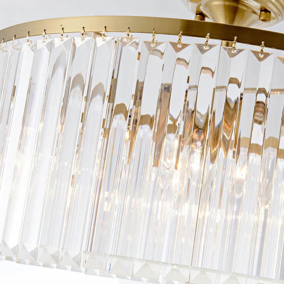 Morup Modern Crystal Ceiling Light