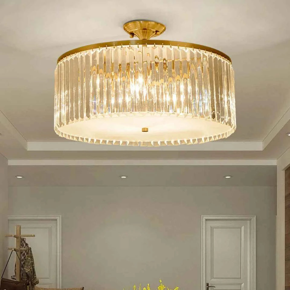 Morup Modern Crystal Ceiling Light