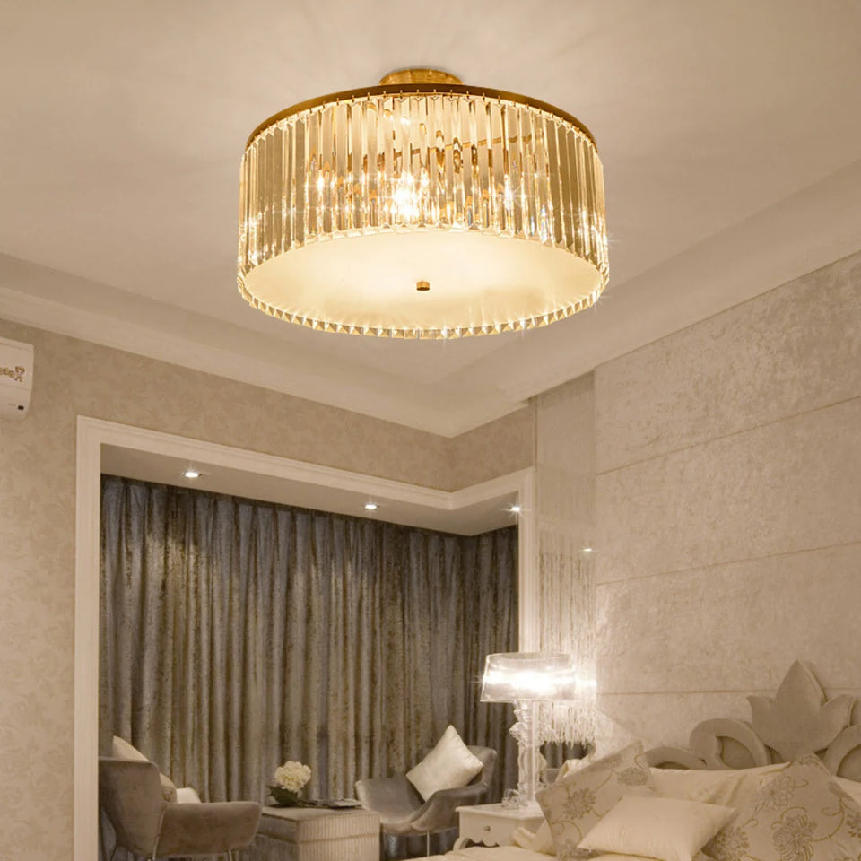 Morup Modern Crystal Ceiling Light