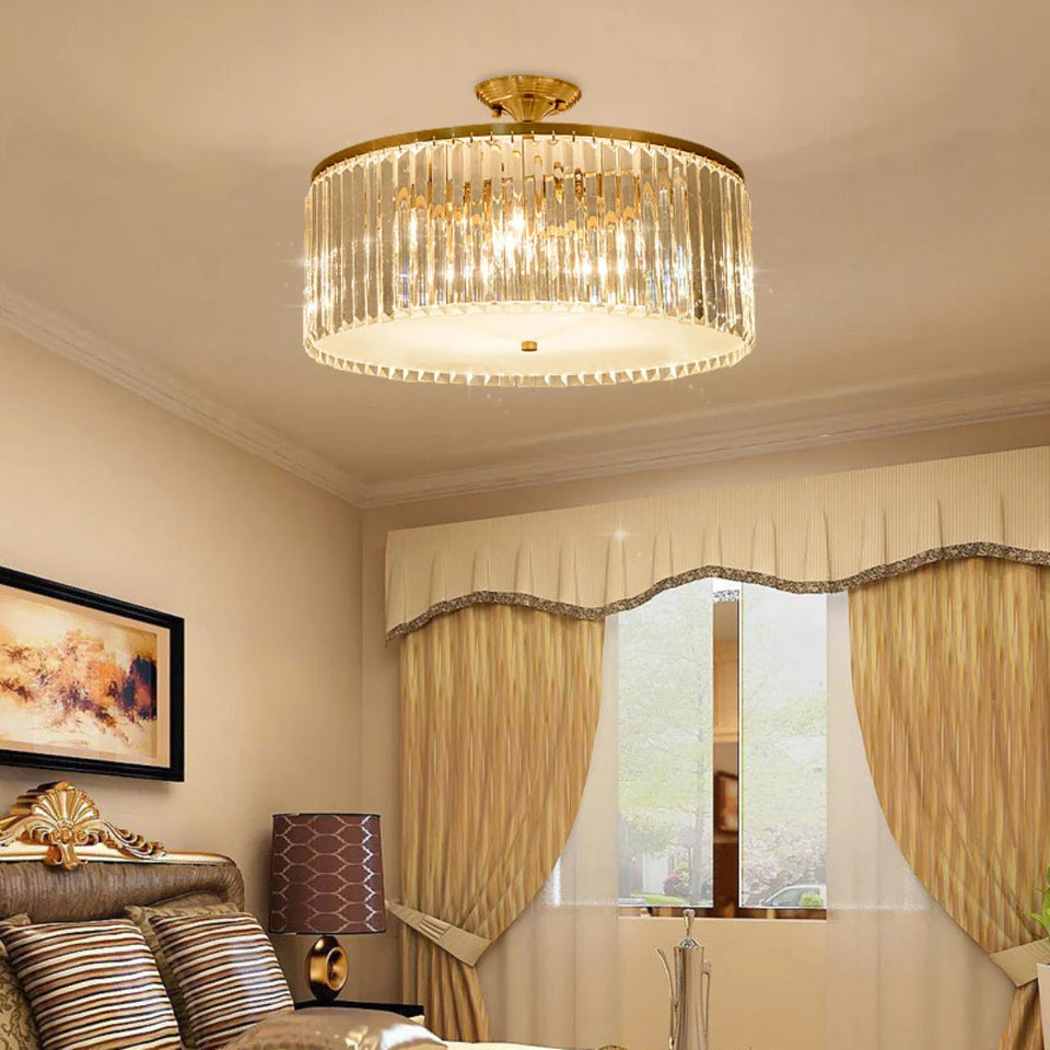 Morup Modern Crystal Ceiling Light