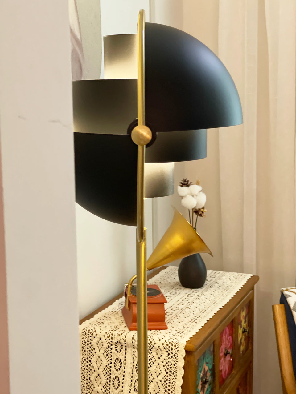Multi-Lite Rotating Ball Floor Lamp
