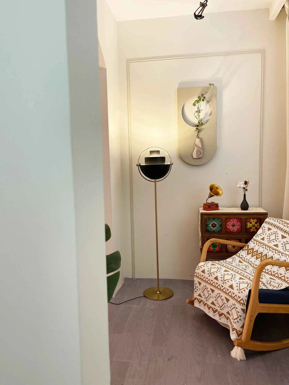 Multi-Lite Rotating Ball Floor Lamp
