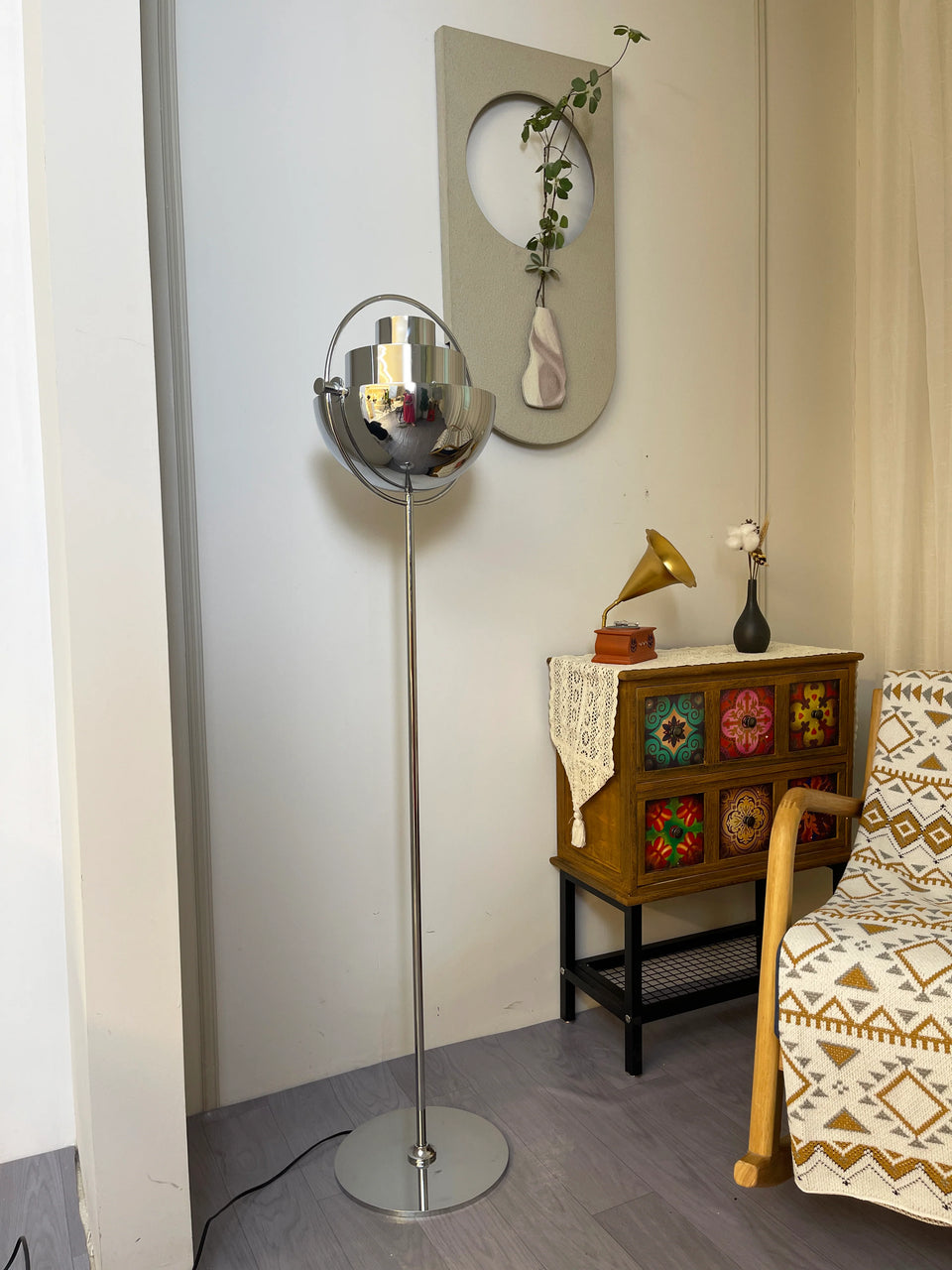 Multi-Lite Rotating Ball Floor Lamp