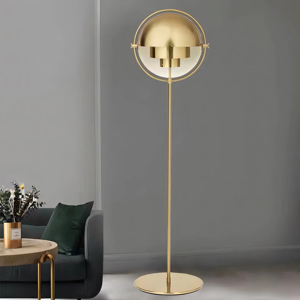 Multi-Lite Rotating Ball Floor Lamp