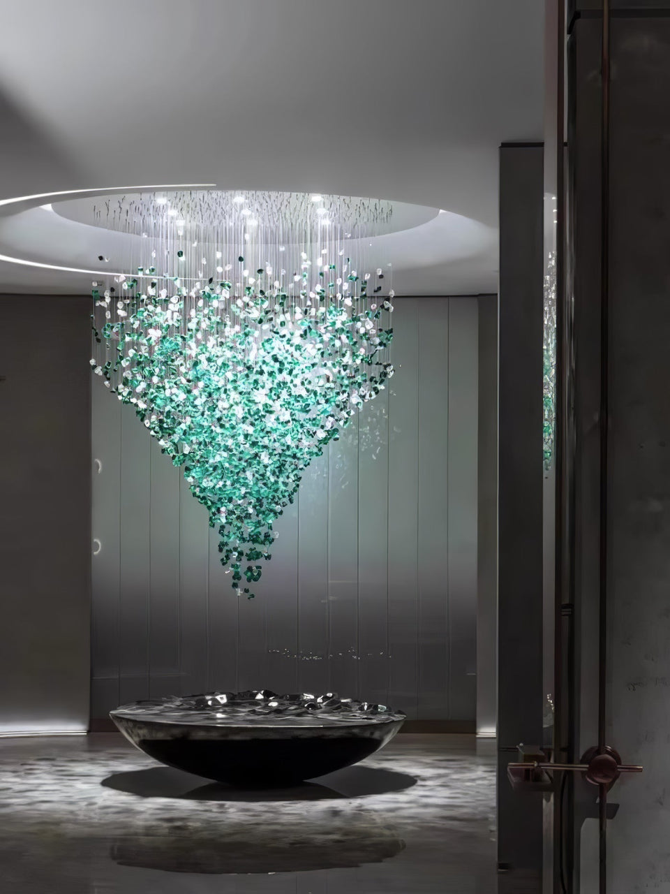Multicolor Crystal Stone Chandelier