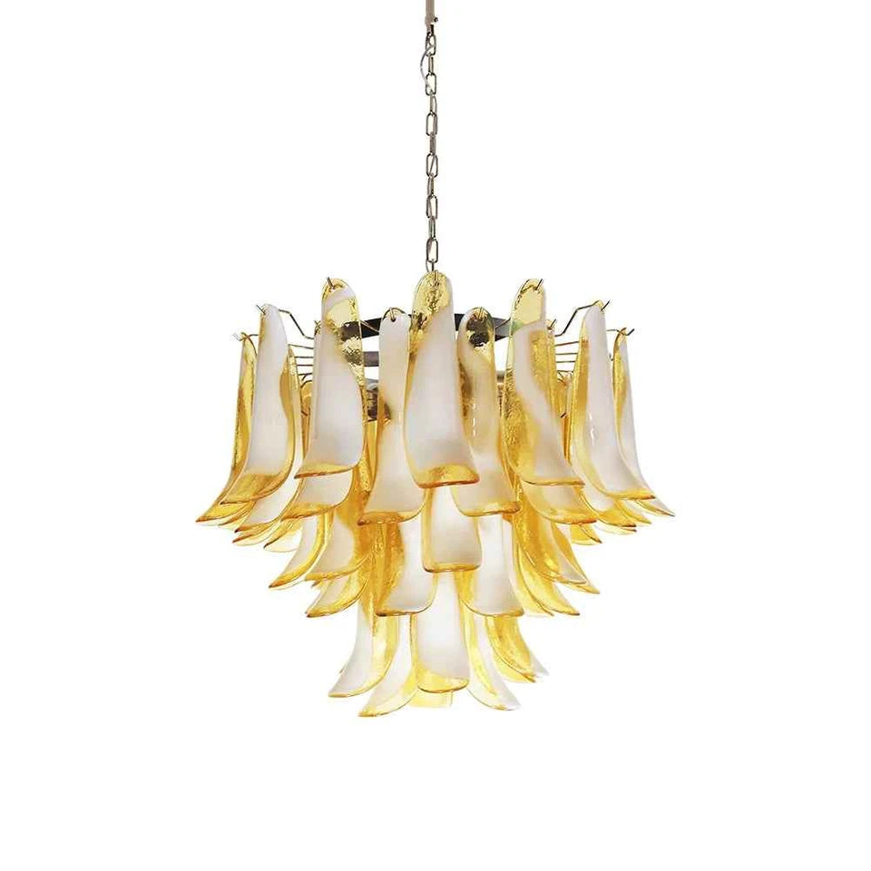 glass chandelier - front view