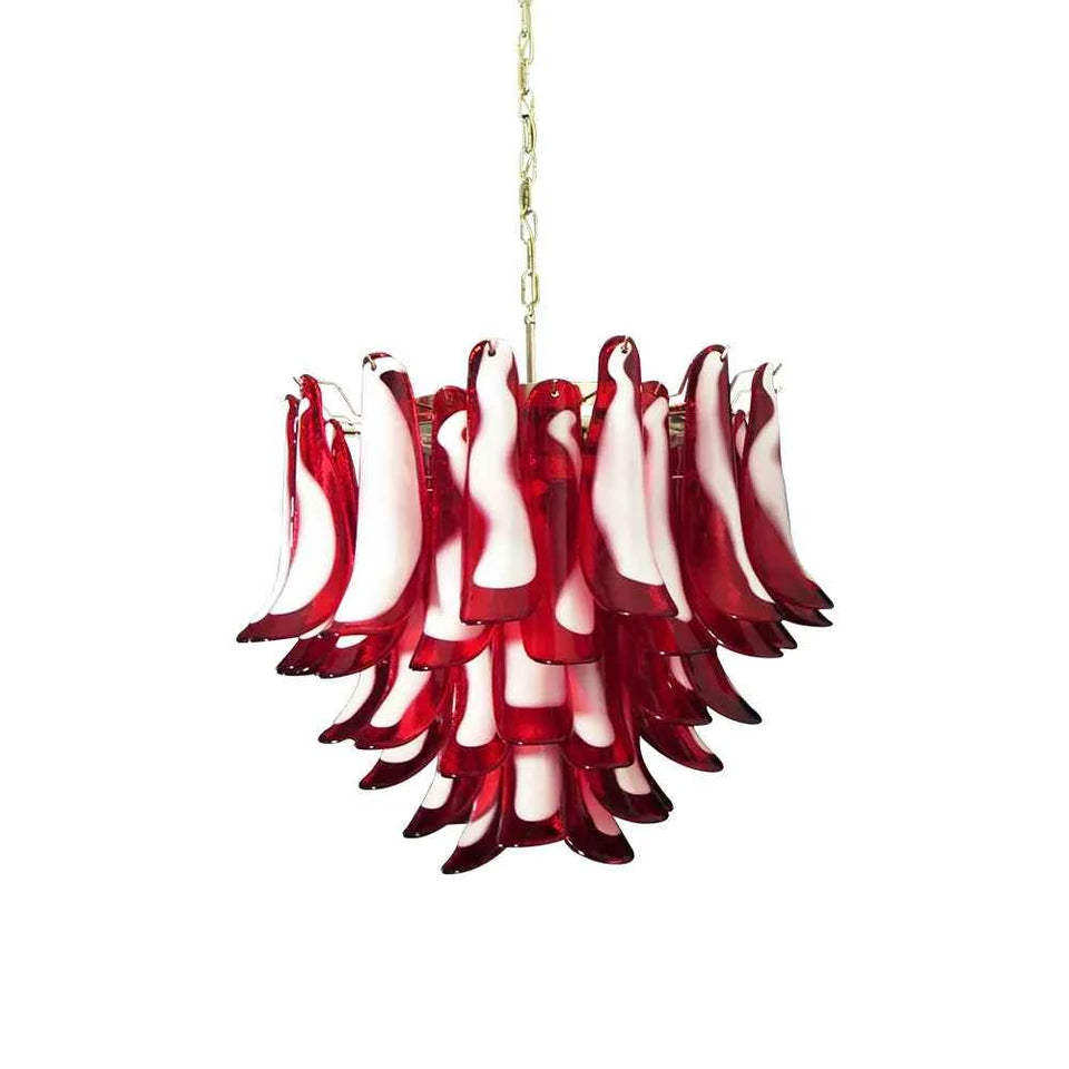glass chandelier - front view