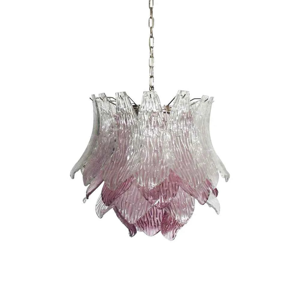 glass chandelier - front view
