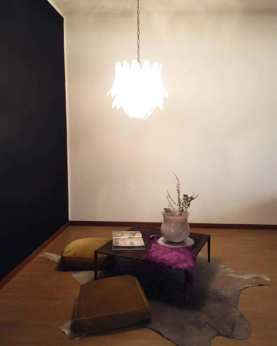glass chandelier - lifestyle setting
