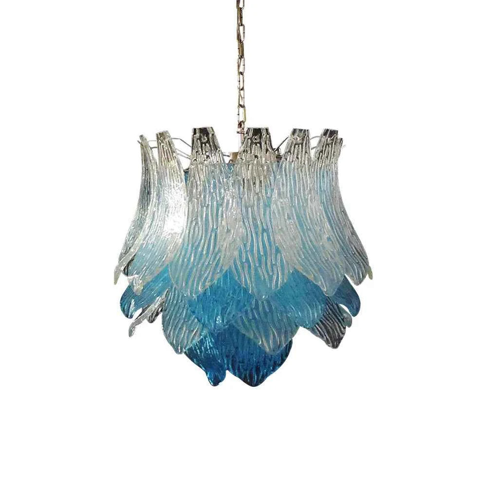 glass chandelier - front view