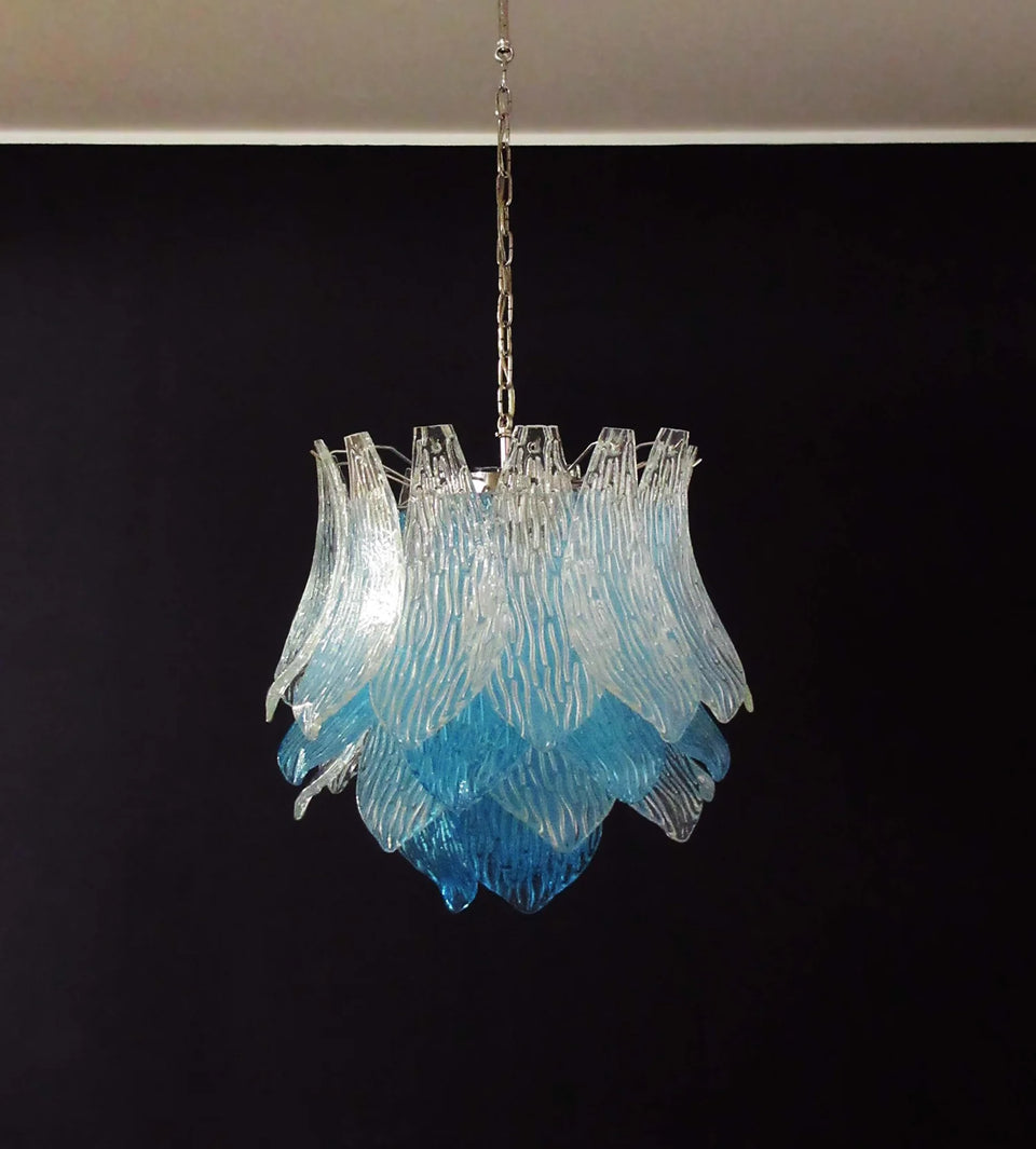 glass chandelier - close-up detail