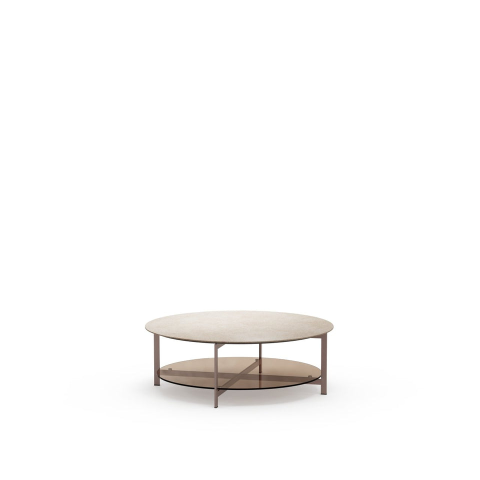 Theo Two-Tier Round Coffee Table