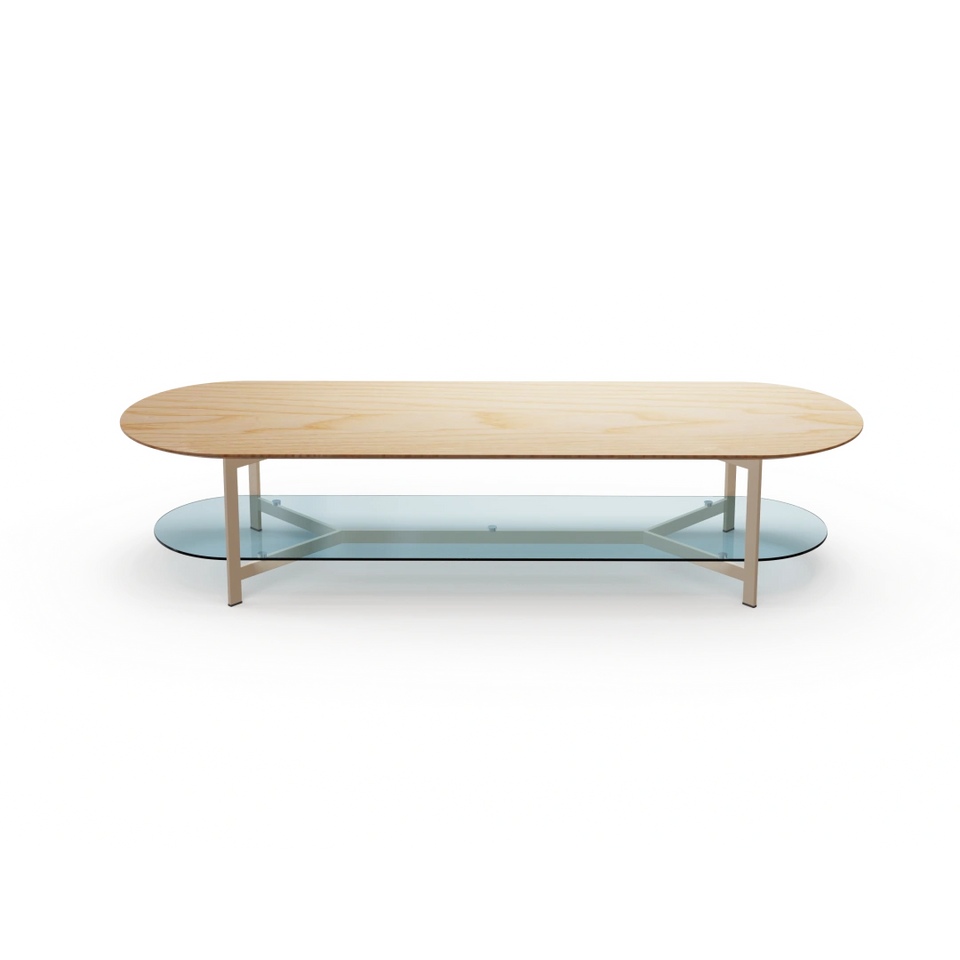 Theo Two-Tier Racetrack Coffee Table