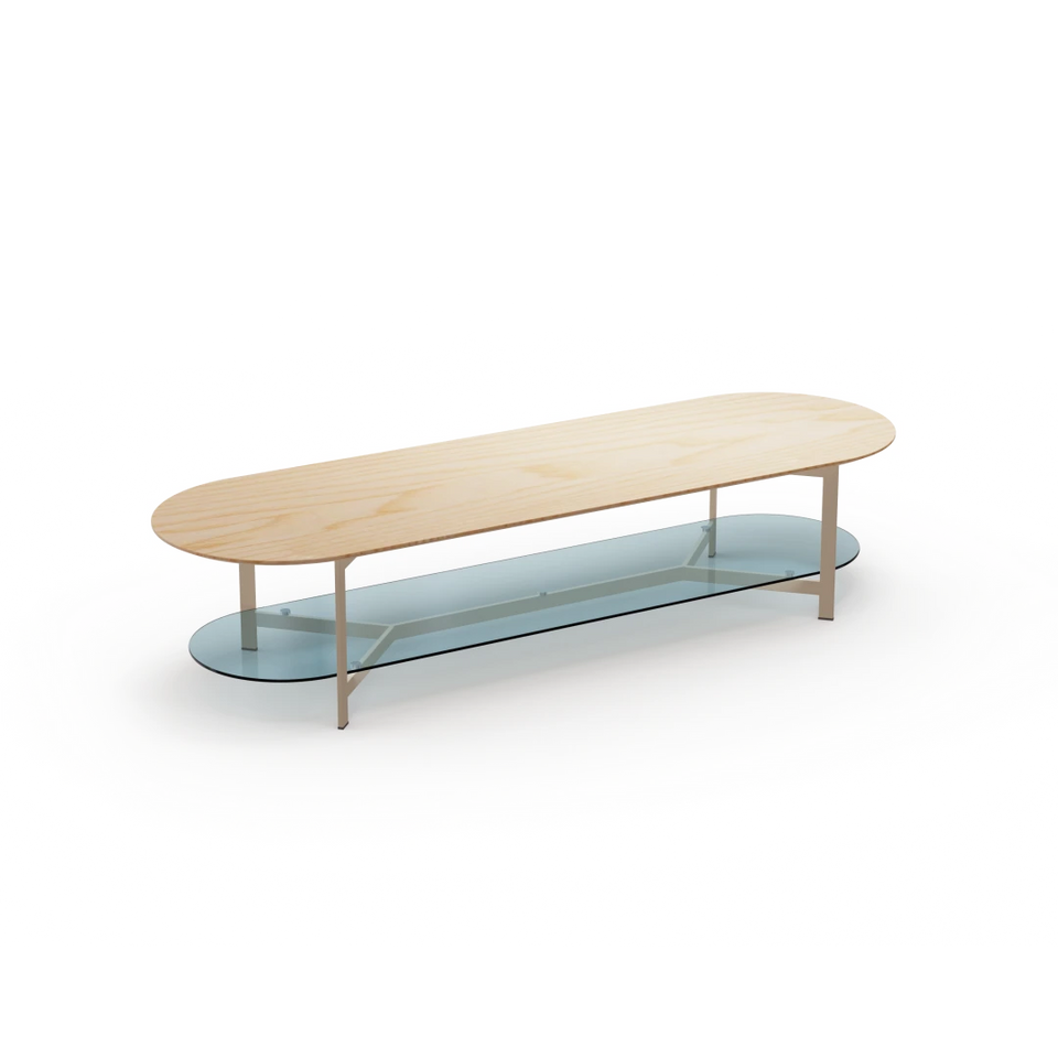 Theo Two-Tier Racetrack Coffee Table