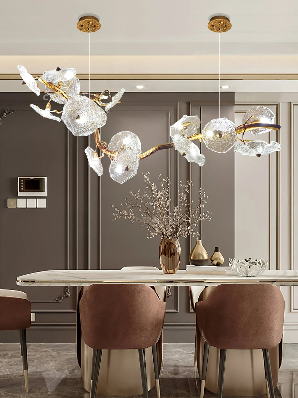 Nenufar Horizontal Chandelier