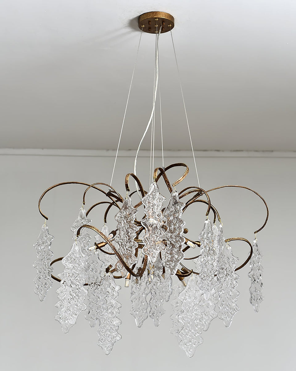 Luxury Niagara Round Glass Chandelier