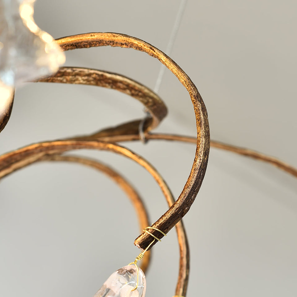 Luxury Niagara Round Glass Chandelier
