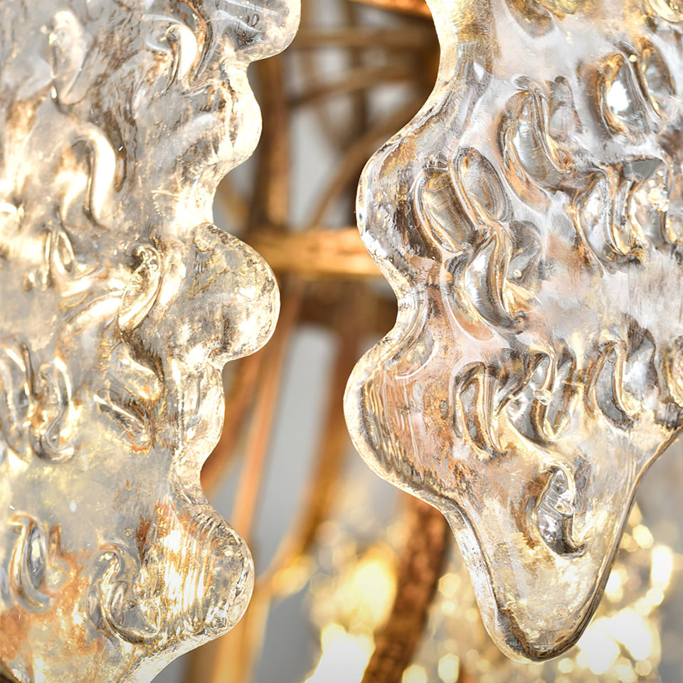 Luxury Niagara Round Glass Chandelier