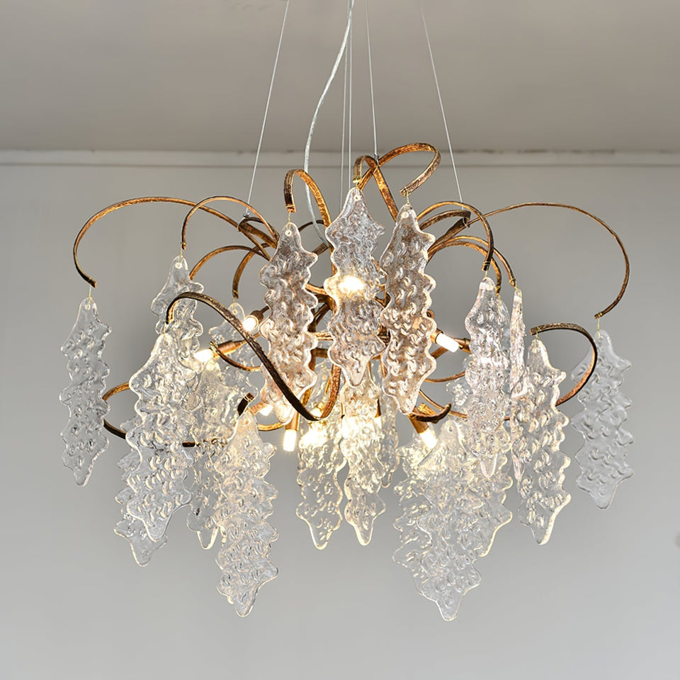 Luxury Niagara Round Glass Chandelier