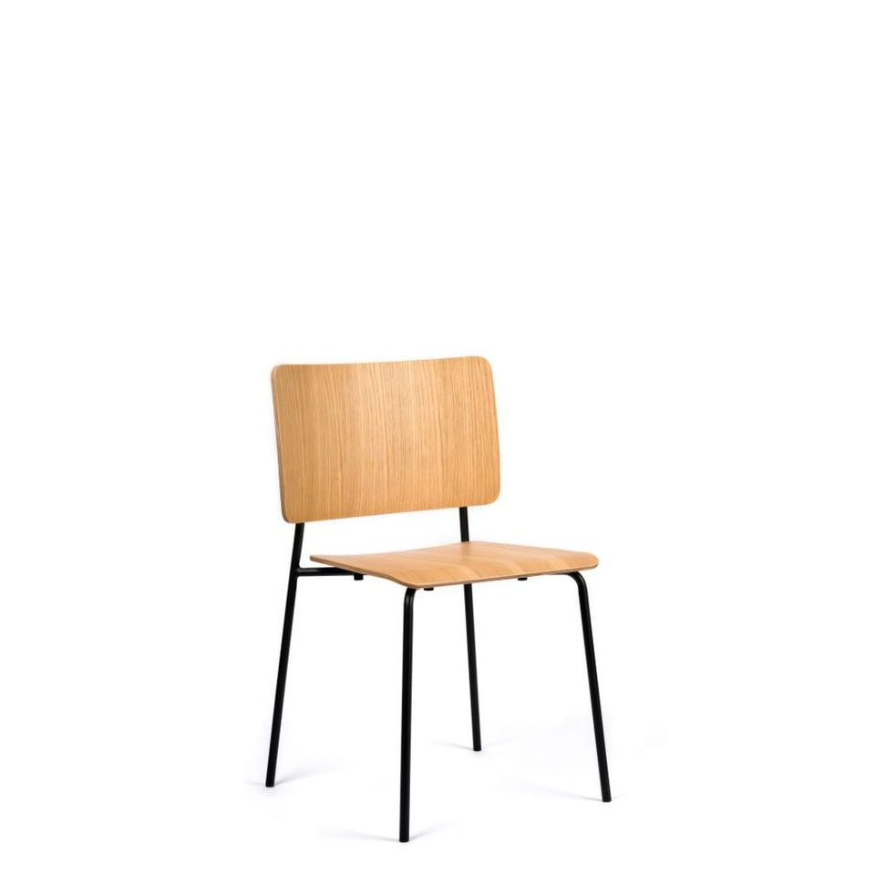 Mia Chair With Metal Base