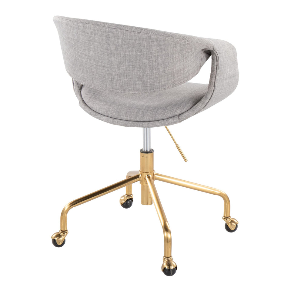 Curvo Upholstered 4-star Task Chair