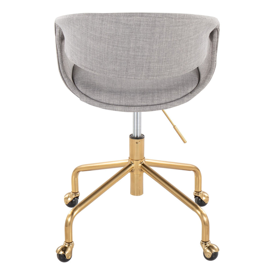 Curvo Upholstered 4-star Task Chair