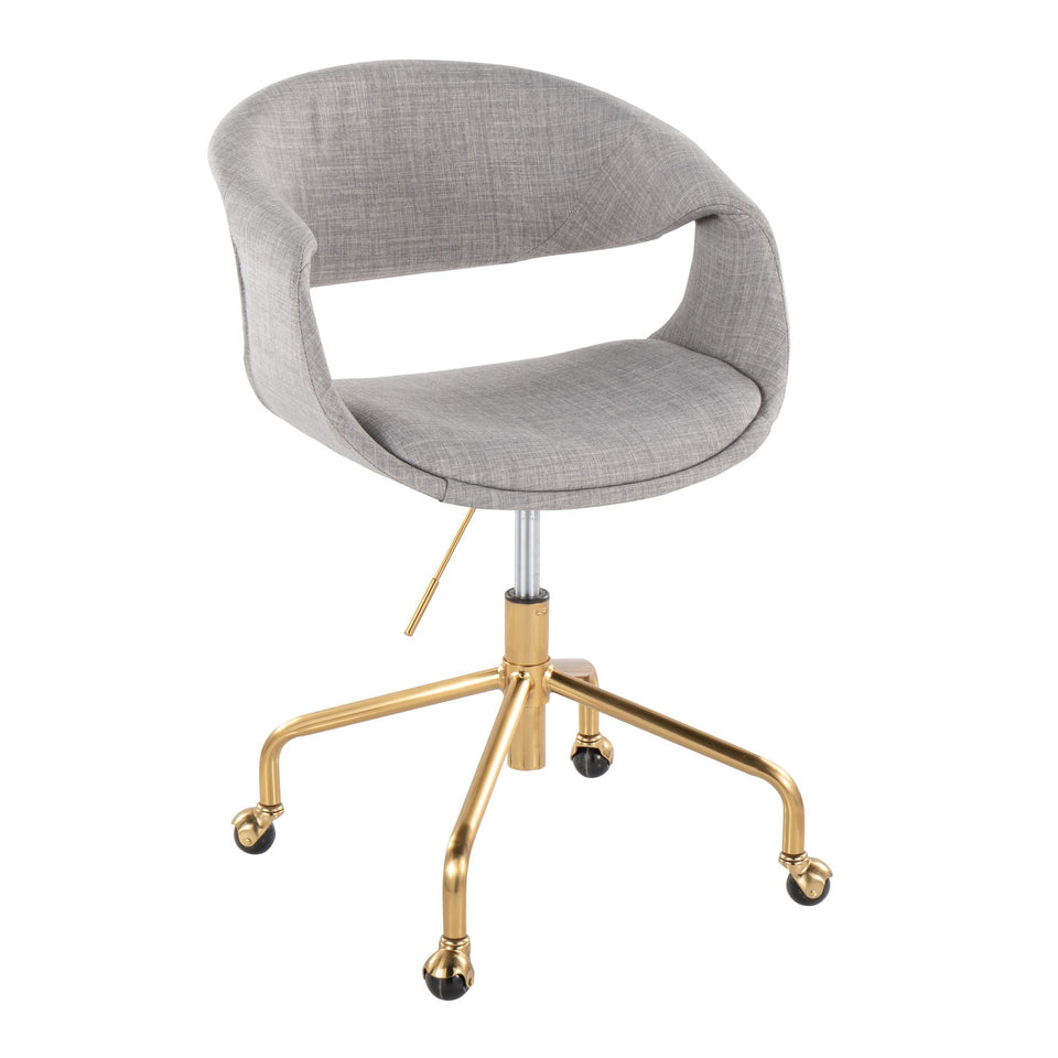 Curvo Upholstered 4-star Task Chair
