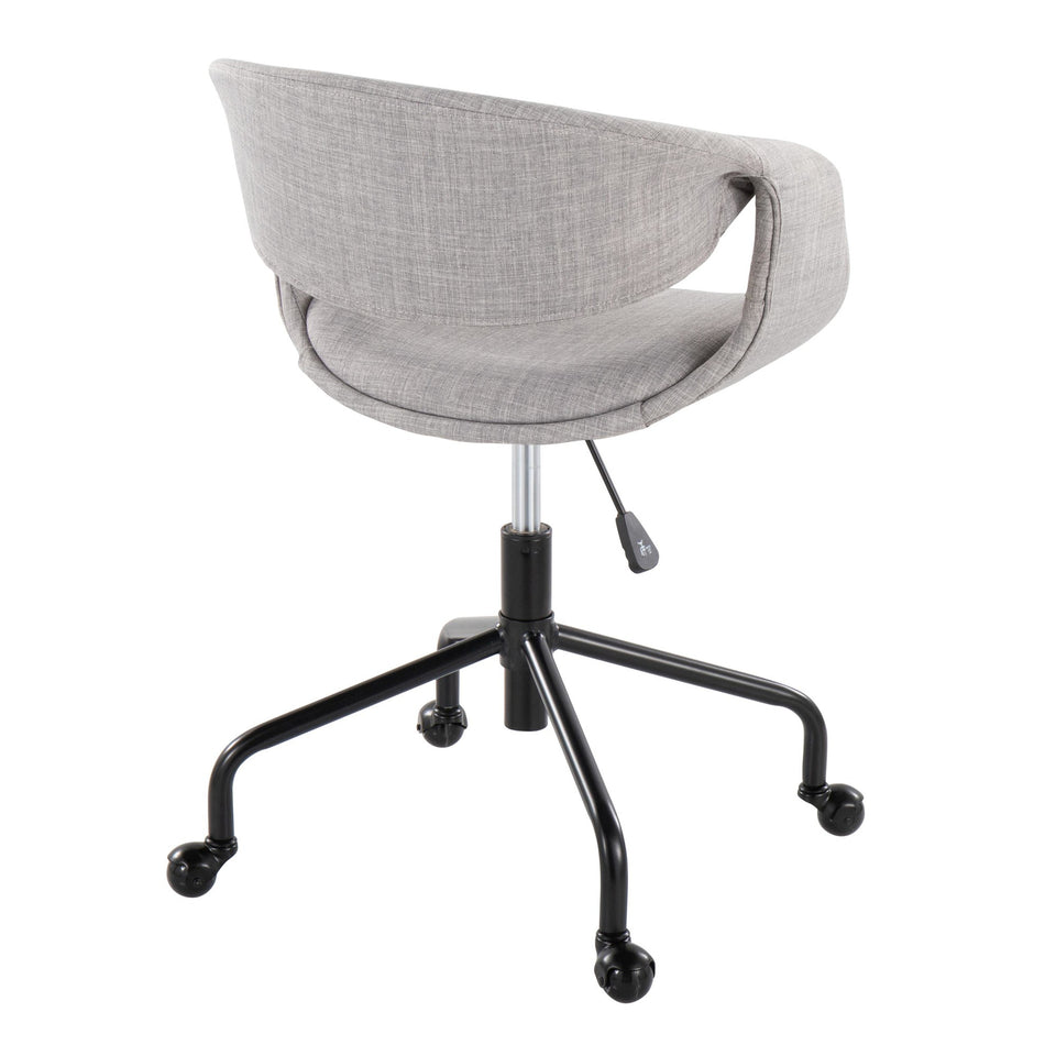 Curvo Upholstered 4-star Task Chair