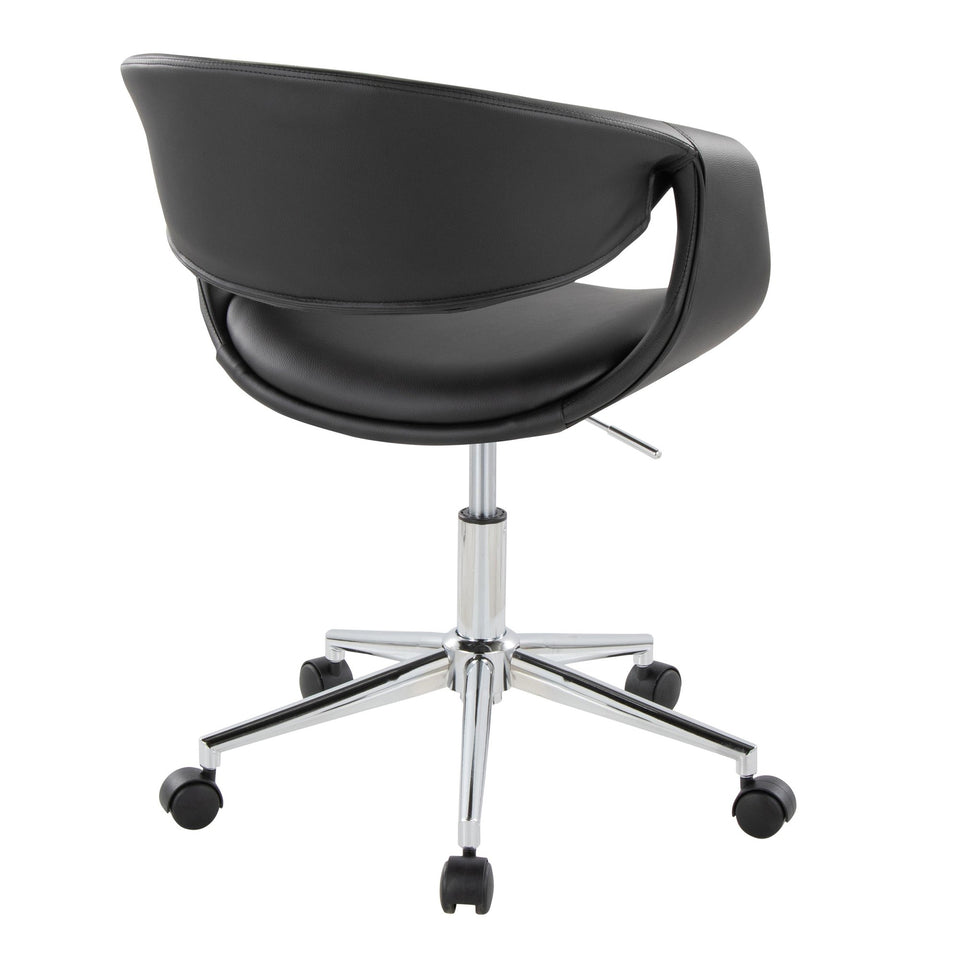 Curvo Upholstered 5-star Task Chair