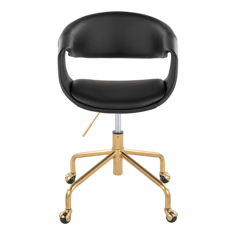 Curvo Upholstered 4-star Task Chair