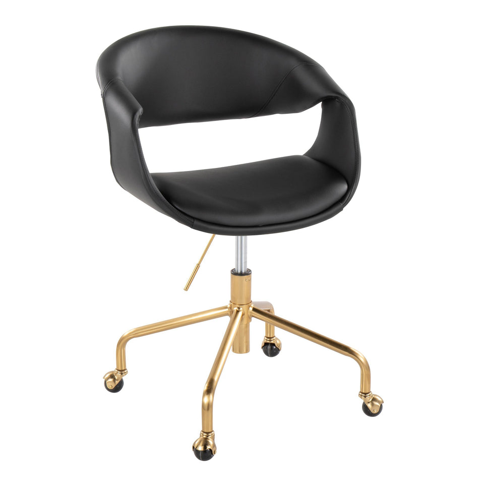Curvo Upholstered 4-star Task Chair