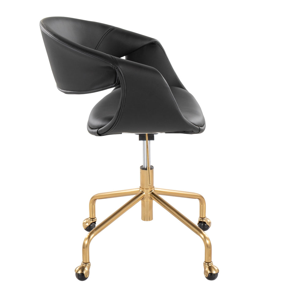 Curvo Upholstered 4-star Task Chair