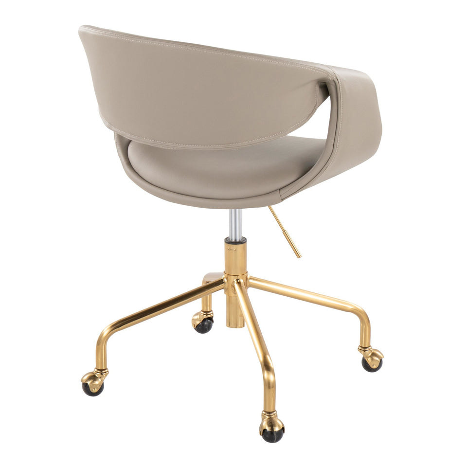 Curvo Upholstered 4-star Task Chair