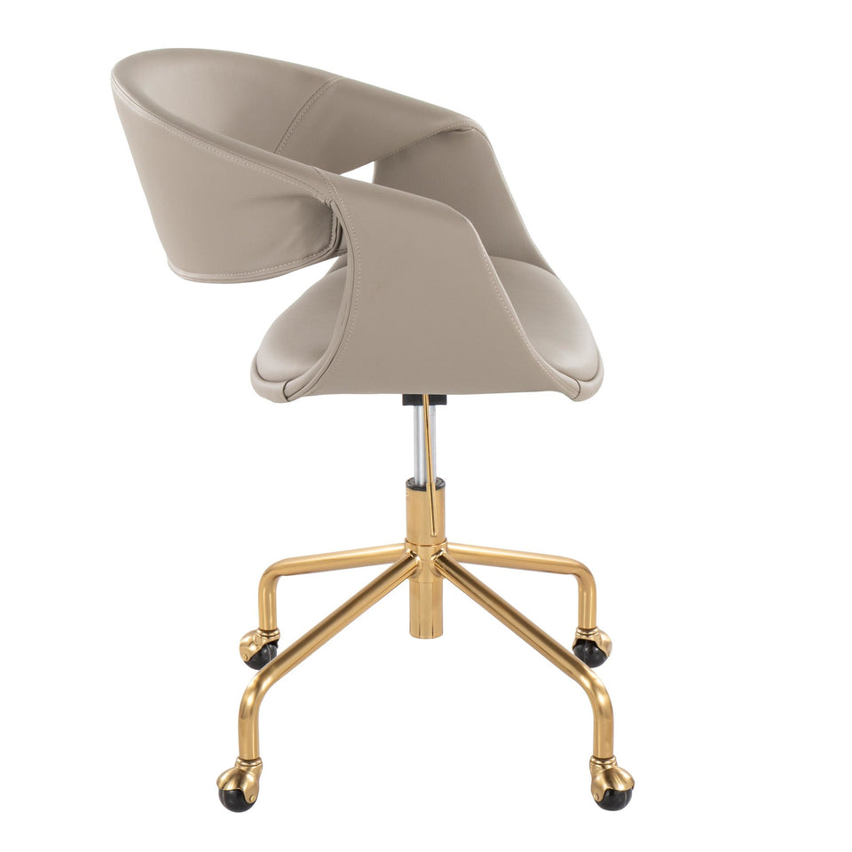 Curvo Upholstered 4-star Task Chair