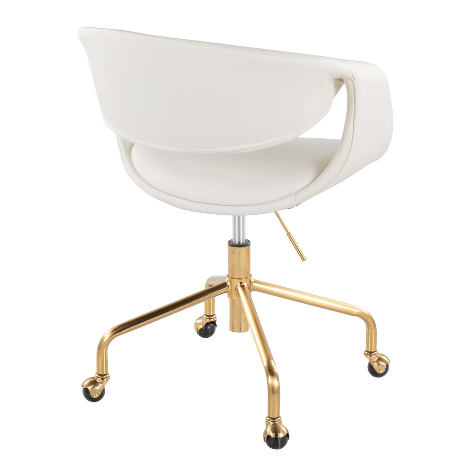 Curvo Upholstered 4-star Task Chair
