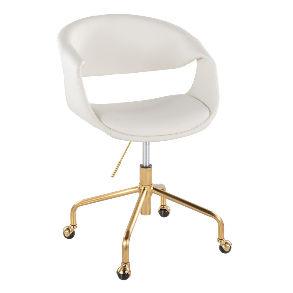 Curvo Upholstered 4-star Task Chair