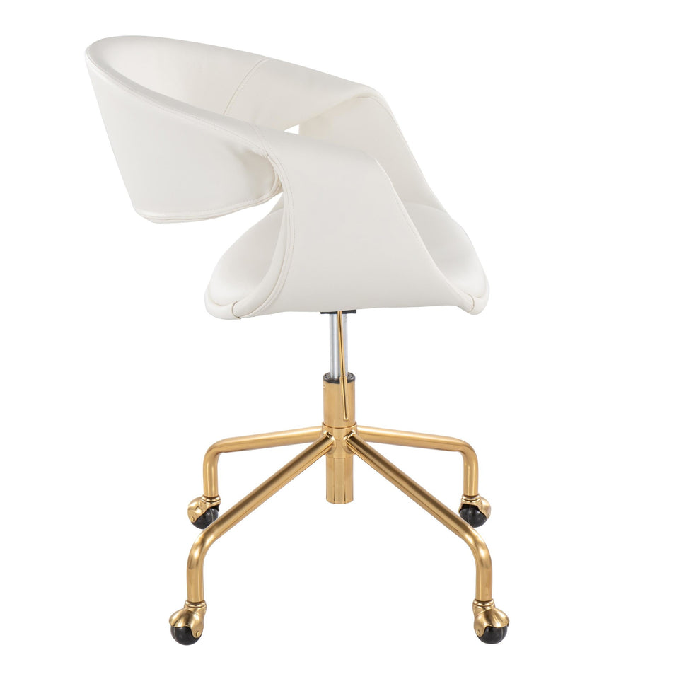 Curvo Upholstered 4-star Task Chair