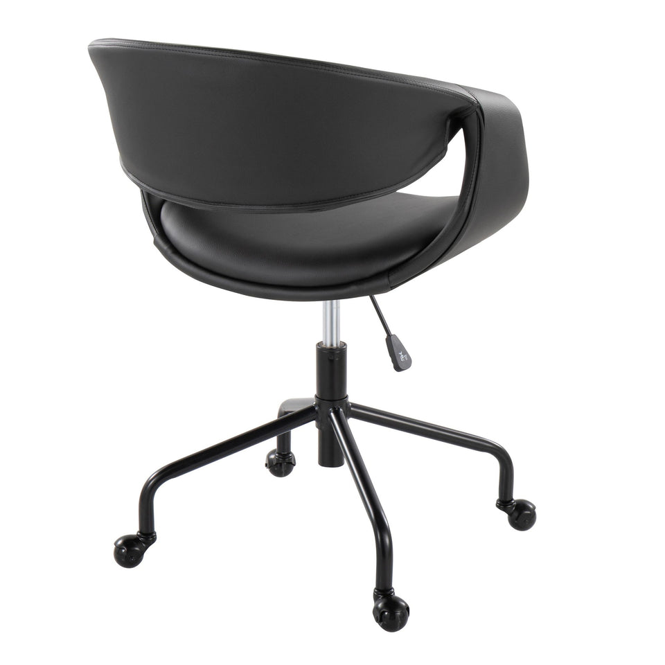 Curvo Upholstered 4-star Task Chair