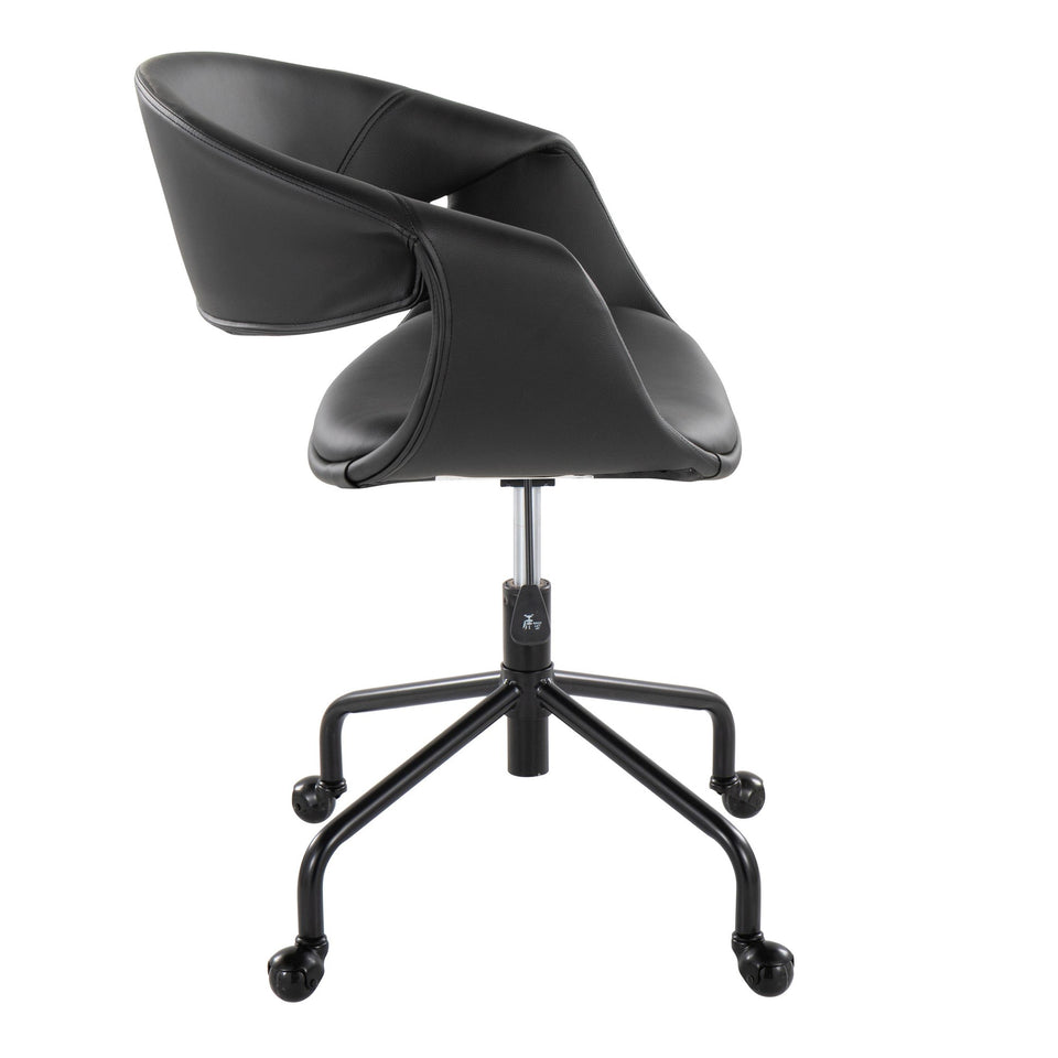 Curvo Upholstered 4-star Task Chair
