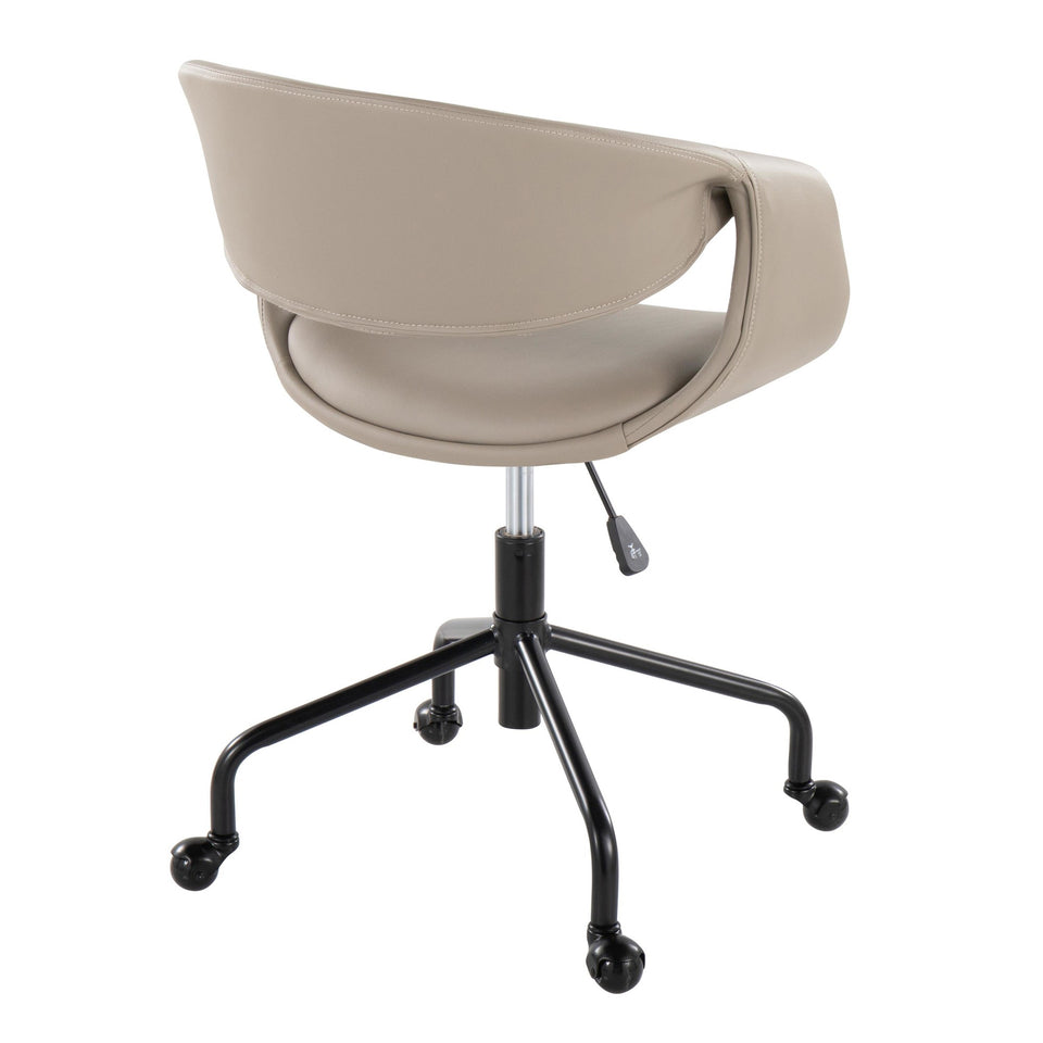 Curvo Upholstered 4-star Task Chair
