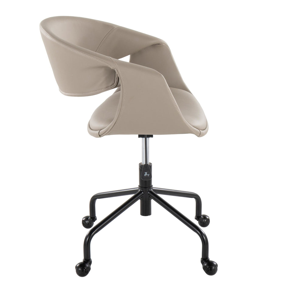 Curvo Upholstered 4-star Task Chair