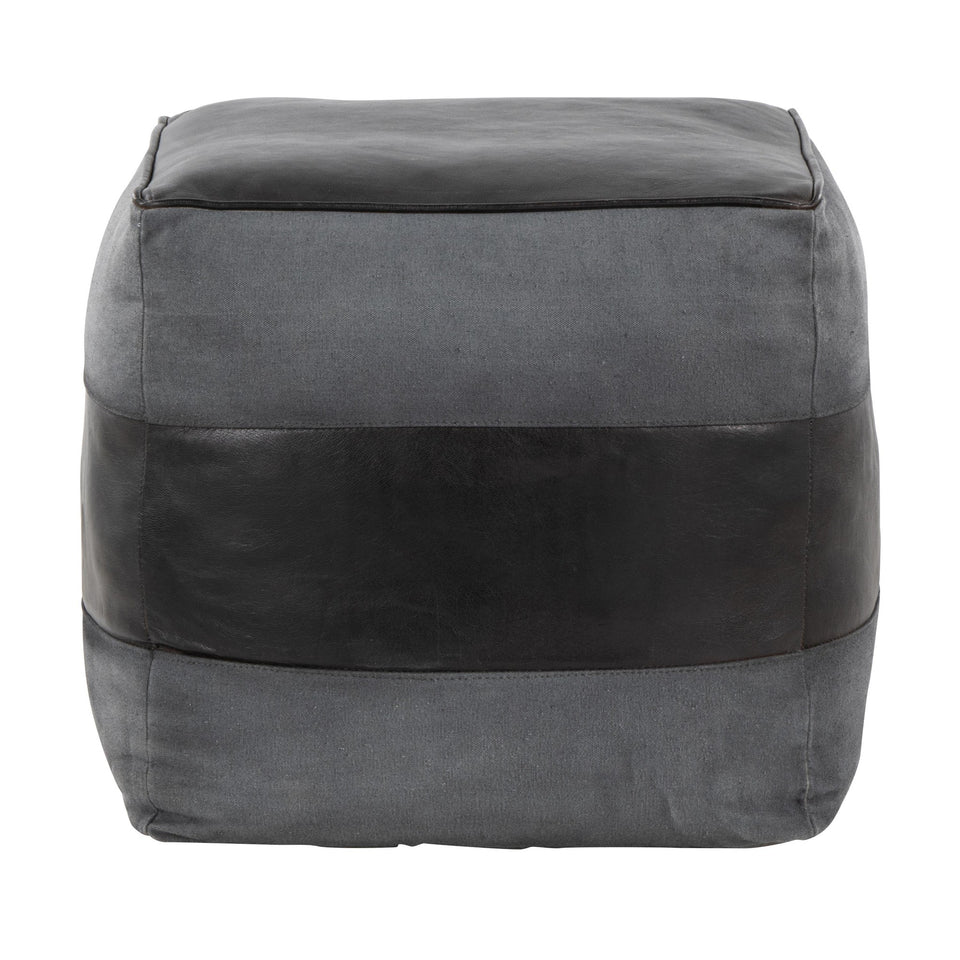 Cobbler Canvas Pouf