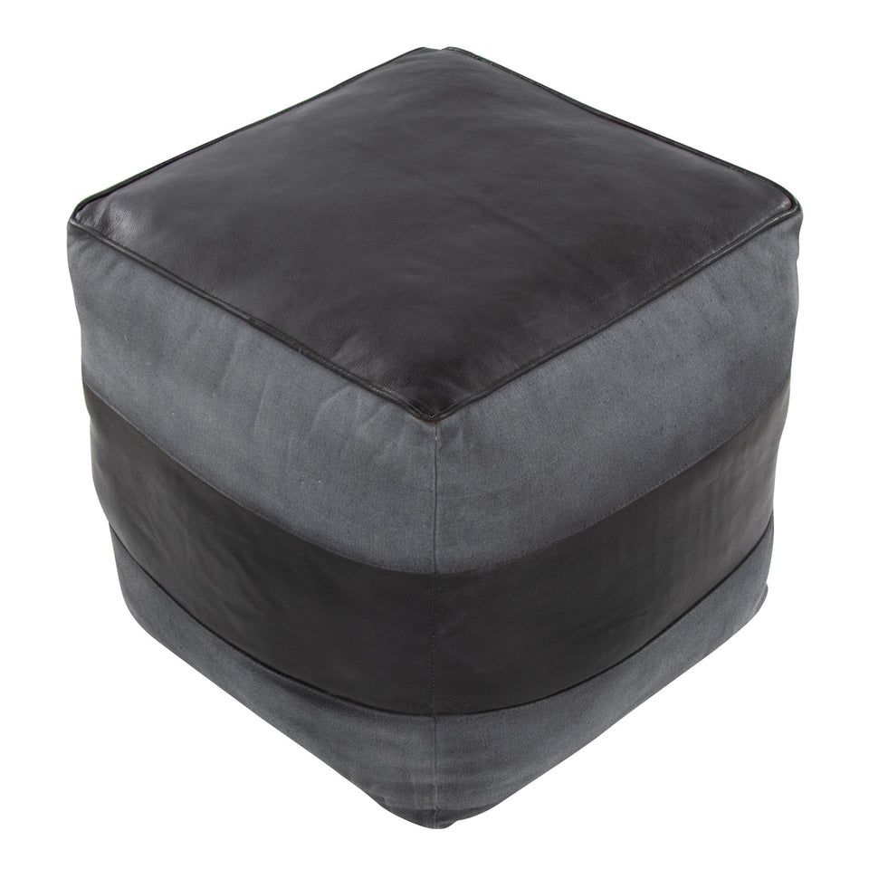 Cobbler Canvas Pouf