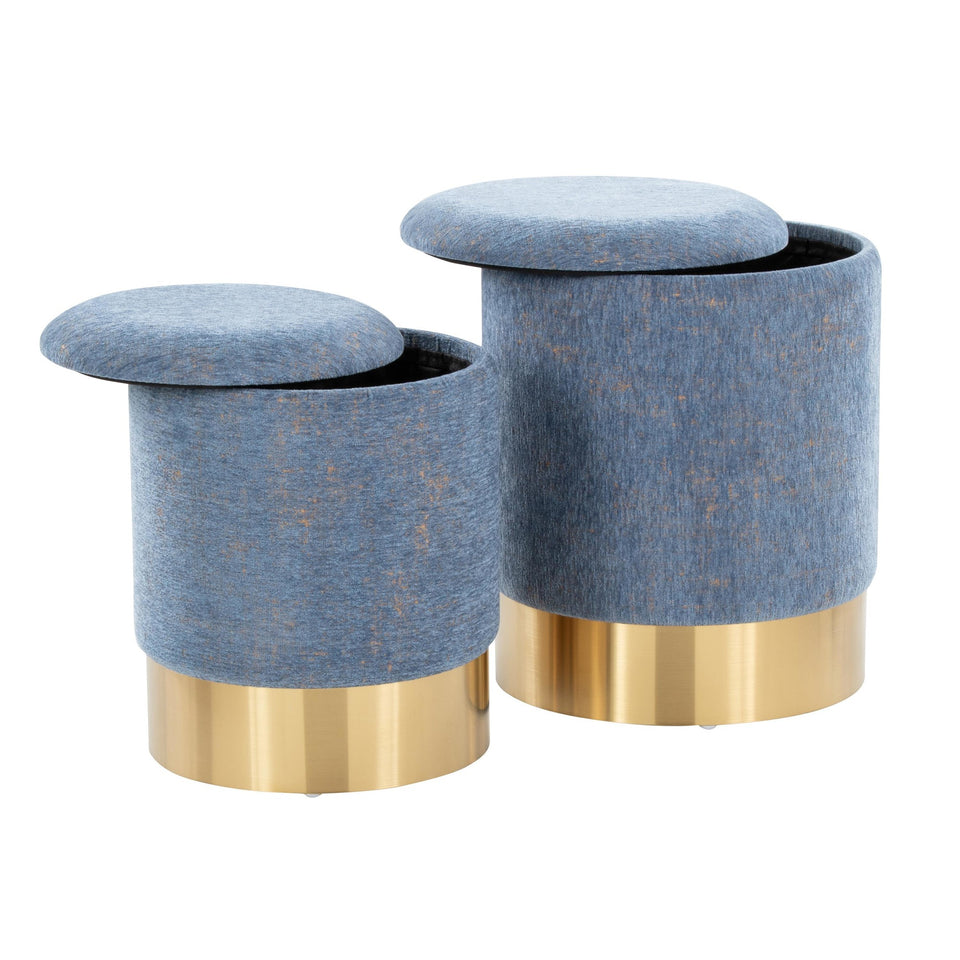Marla Nesting Ottoman Set