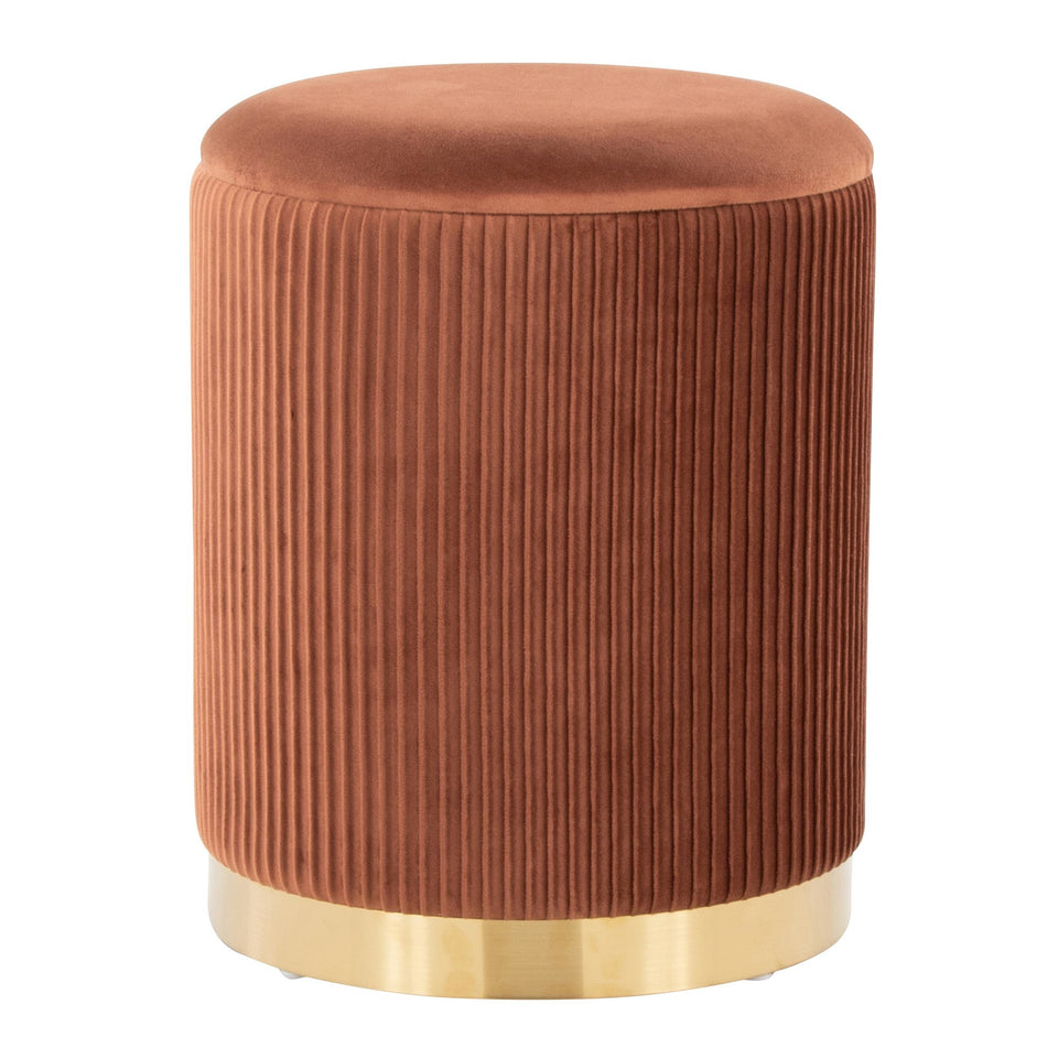 Marla Nesting Pleated Ottoman Set