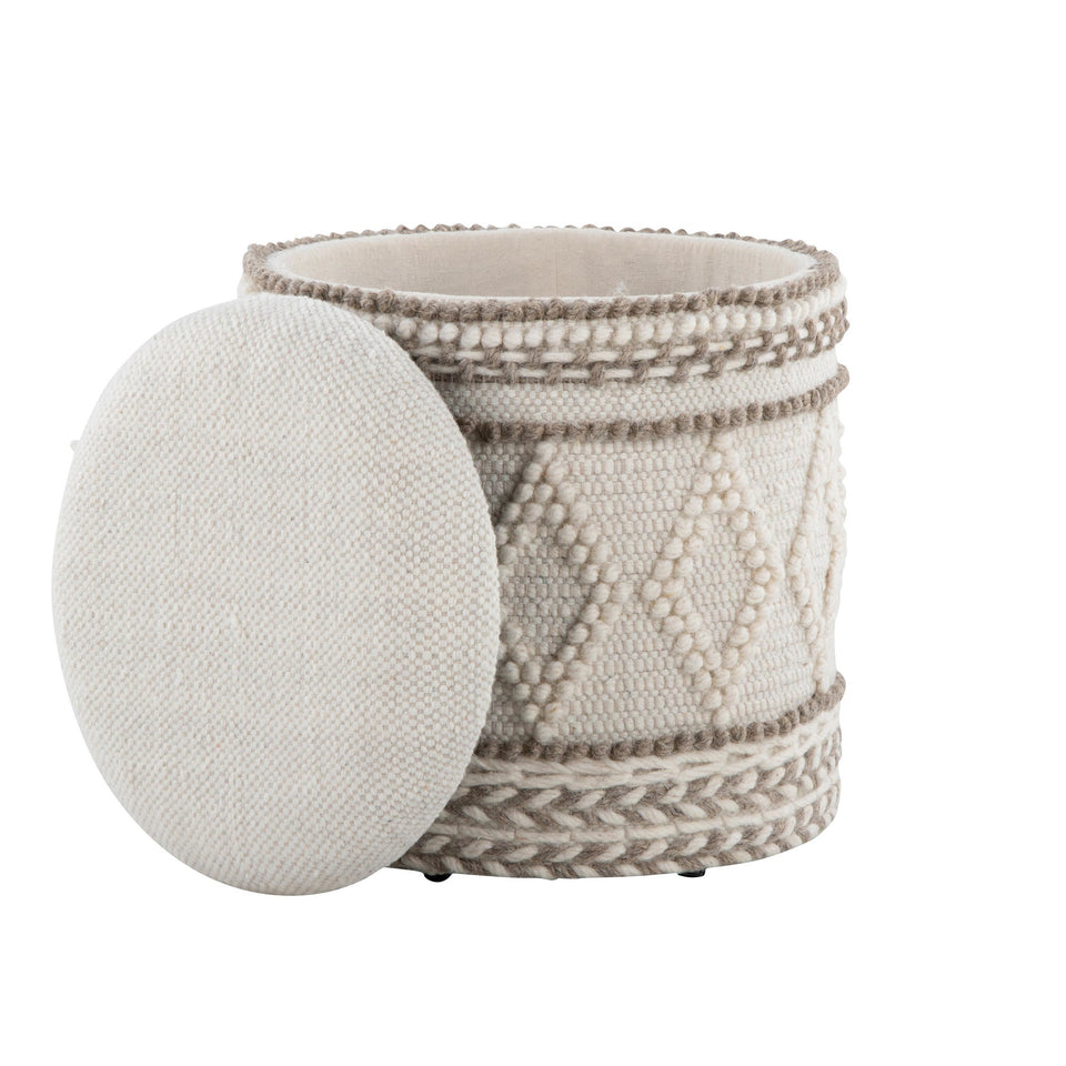 Tahoe 18" Pom Pom Ottoman